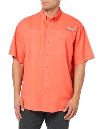 Columbia Tamiami Ii Short Sleeve Shirt Hiking - Orange
