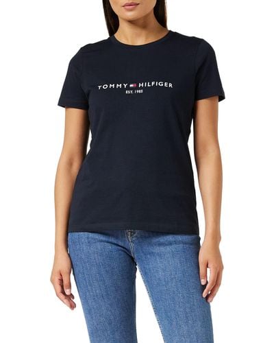 Tommy Hilfiger T-Shirt Heritage Hilfiger C-Nk Reg Tee Encolure Ronde - Multicolore