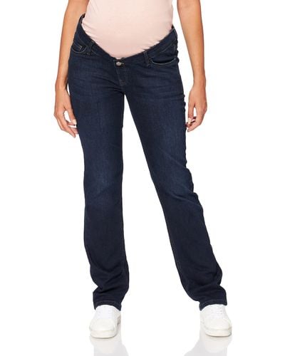 Esprit Trousers Denim Otb Straight Maternity Jeans - Blue