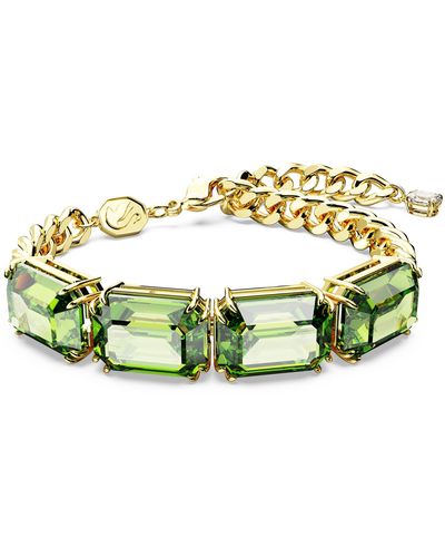 Swarovski Pulsera Millenia 5671581 Octogonal - Groen