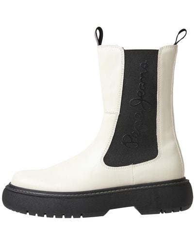 Pepe Jeans Yoko Chelsea Boot Voor - Zwart