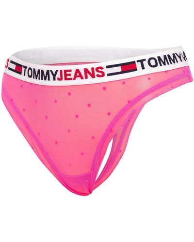 Tommy Hilfiger Roze String Tommy Jeans Uw0uw03832