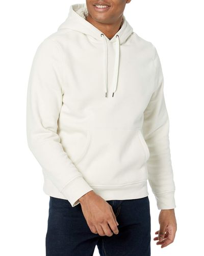 Amazon Essentials Sherpa-lined Pullover Hoodie Sweatshirt - White