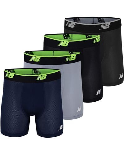 New Balance Mesh 5" With Fly Boxer Brief - Green