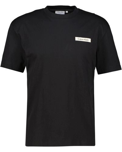 Calvin Klein T-Shirt MATTE BACK LOGO - Schwarz
