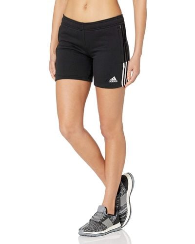 adidas Womens Tiro 21 Sweat Shorts Black Medium