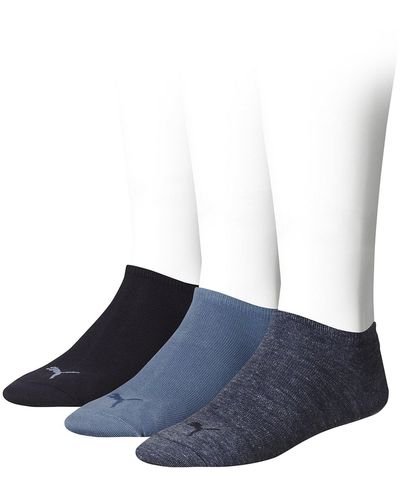 PUMA Cushioned Sneaker-Trainer Socks - Azul