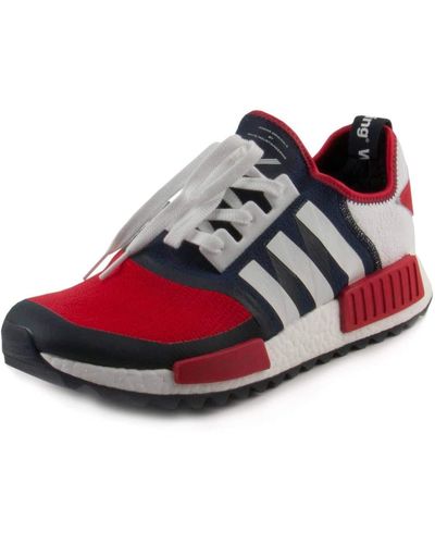 adidas S White Mountaineering Nmd Trail Pk Red/blue-white Fabric