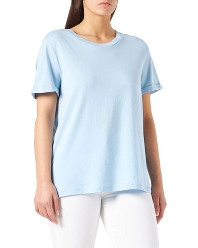 Vero Moda VMPAULA S/S T-Shirt GA NOOS Bluse - Blau