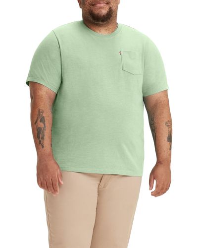 Levi's Big & Tall Classic Pocket Tee T-Shirt - Vert