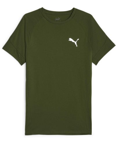 PUMA EVOSTRIPE T-Shirt MMyrtle Green - Grün
