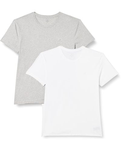 GANT C-Neck 2-Pack T-Shirt - Weiß