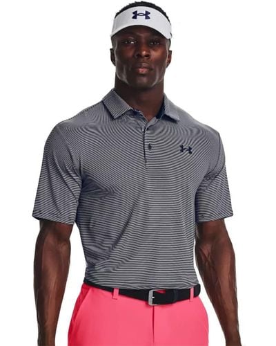 Under Armour Playoff 3.0 Stripe Golf-Poloshirt - Grau