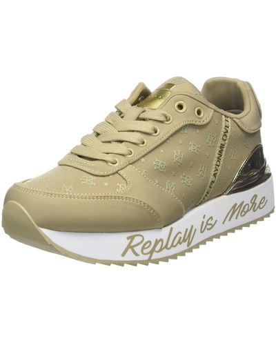 Replay Penny Allover Sneaker - Mettallic