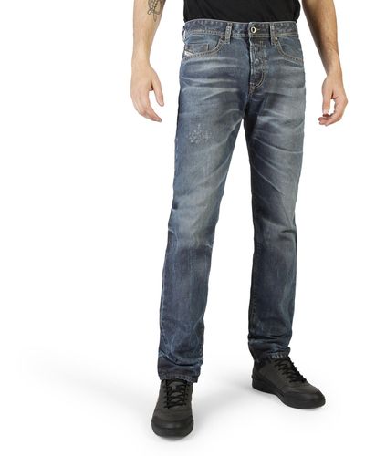 DIESEL Buster 0841H Jeans Hose Slim Straight - Blau