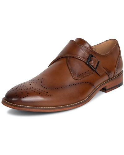 Kenneth Cole Cheer Unlisted Blake Single Monk Strap Loafer - Brown