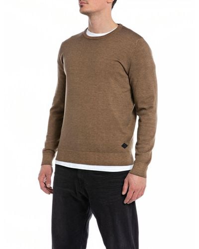 Replay Pullover Wollmix - Grau