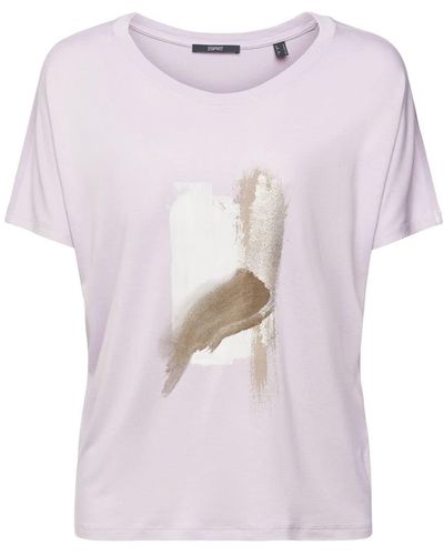 Esprit Collection 072eo1k323 T-shirt - Pink