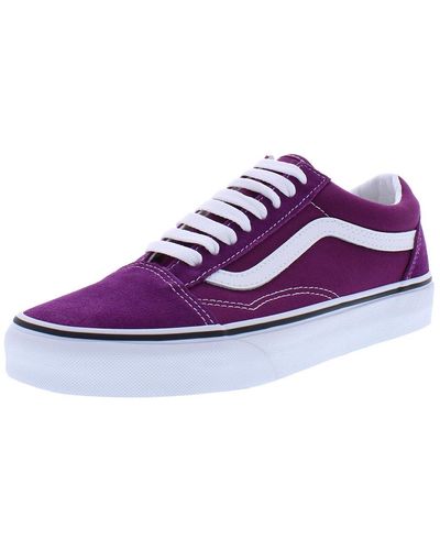 Vans Old Skool Classic Skate Shoes - Purple