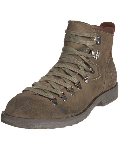Replay Flamini Stone Lace Up Boot Gmu02.002.c00012l.055 12 Uk - Brown