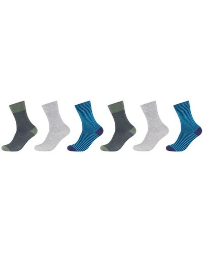 S.oliver Socken 6er Pack 35/38 active blue - Blau