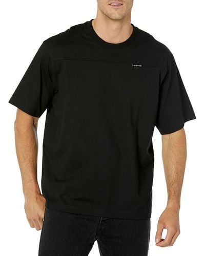 G-Star RAW Boxy Base 2.0 R T-shirts Voor - Zwart