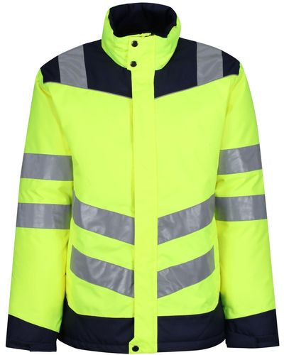 Regatta Professional S Hi Vis Reflective Heated Jacket - Yellow