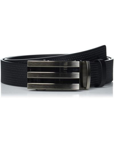 adidas Golf Standard 3-stripes Pu No Hole Belt - Black