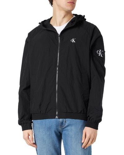 Calvin Klein Jacket For Transition Weather - Black