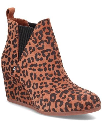 TOMS Womens Kelsey Fashion Boot - Brown