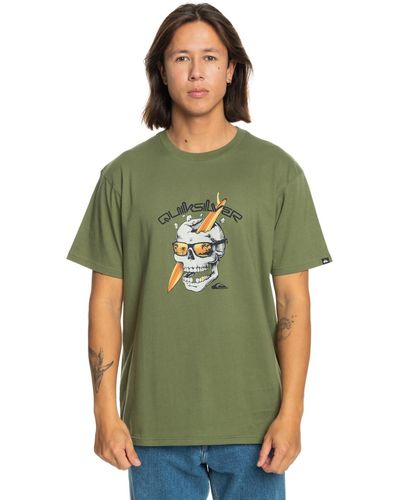 Quiksilver T-Shirt for - T-Shirt - Männer - XXL - Grün
