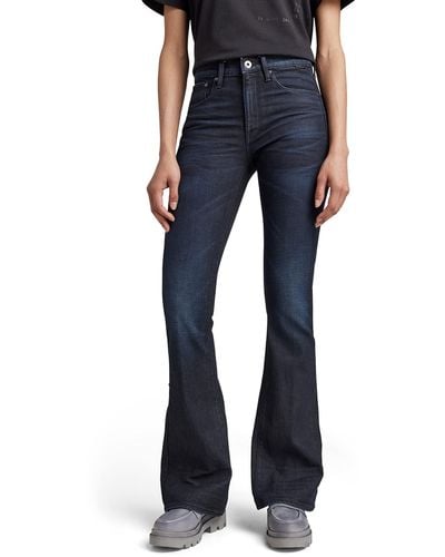 G-Star RAW Jeans 3301 Flare Para Mujer - Azul