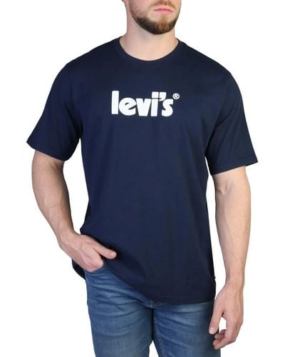 Levi's Big & Tall Ss Relaxed Fit Tee T-Shirt - Blau