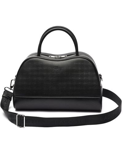Lacoste Fashion Retro Top Handle Bag Noir - Nero