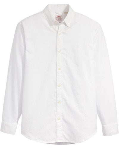 Levi's Authentic Button Down Woven Shirts Voor - Wit