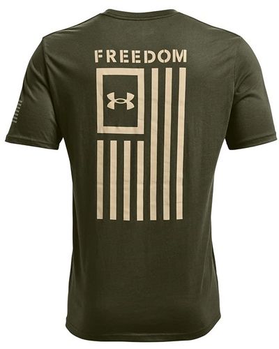 Under Armour Standard New Freedom Flag T-shirt - Green