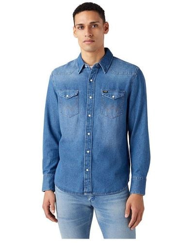 Wrangler 27mw Shirt - Blue