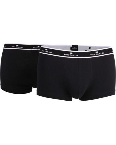 Tom Tailor Underwear Hip Pants 2er Pack Retroshorts - Schwarz
