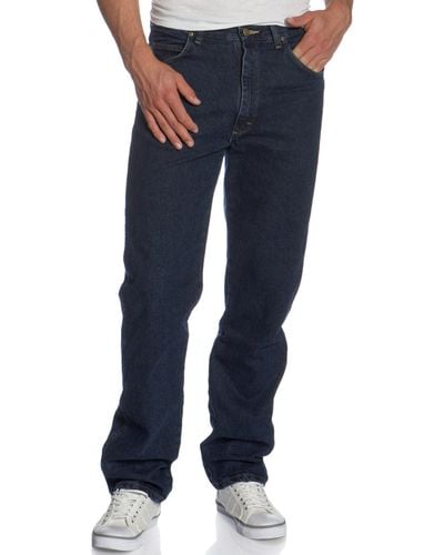 Wrangler Mens Classic Fit Jeans - Blue