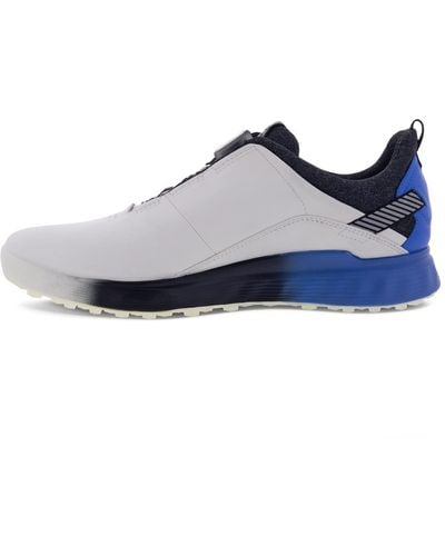 Ecco Three Spikeless Golf Shoes - White/regatta - Uk - Multicolor