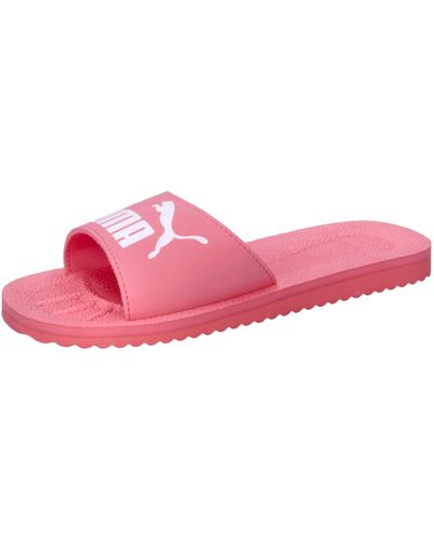 PUMA Adults Purecat Slide Sandals - Pink