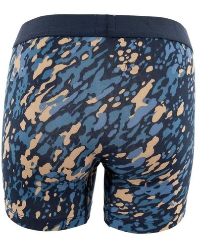 Levi's All-over-print Camo 2 Pack Boxer Briefs - Blue