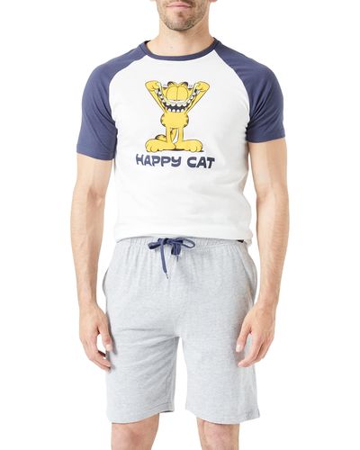 Springfield Garfield Pyjama Voor - Blauw