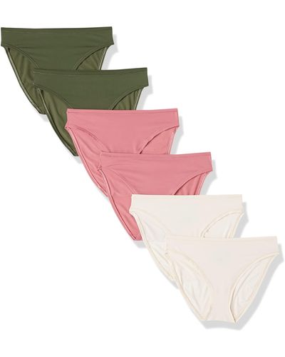 Amazon Essentials Hoch geschnittene Unterwäsche - Pink