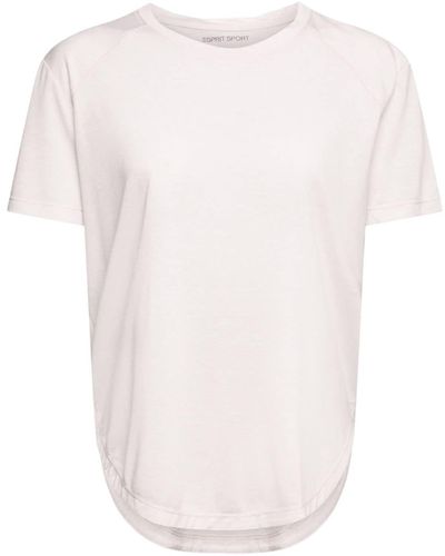 Esprit Sports Rcs Ts Yoga Shirt Light Pink - Wit