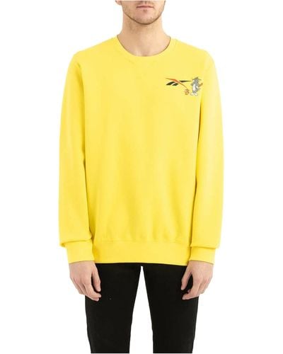 Reebok S Tom And Jerry Sweatshirt - Yellow