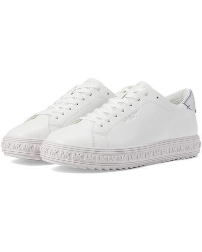 Michael Kors Grove Lace Up Trainer - White