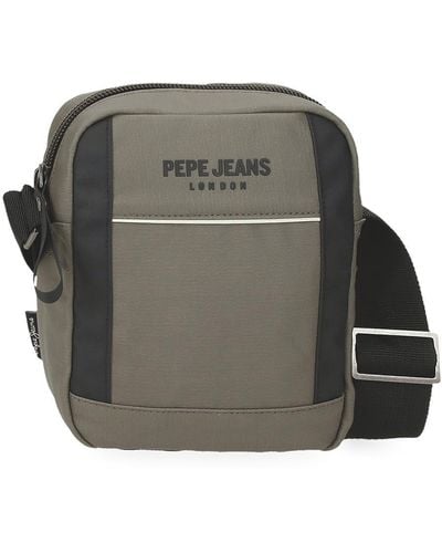Pepe Jeans Dortmund Borsa a tracolla Piccola Verde 15 x 19,5 x 6 cm Poliestere by Joumma Bags by Joumma Bags