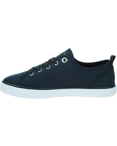 Tommy Hilfiger Canvas Trainer S Trainers Space Blue