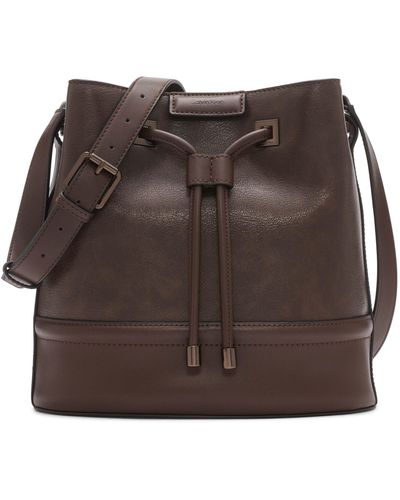 Brown Calvin Klein Bucket bags and bucket purses for Women | Lyst
